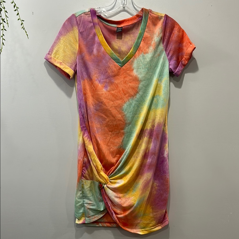 tie-dye cover up